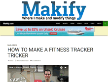 Tablet Screenshot of makify.com